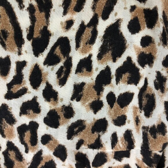 J. Crew “The Perfect Shirt” Long Sleeve 100% Cotton Leopard Print Shirt Size S - Picture 6 of 12